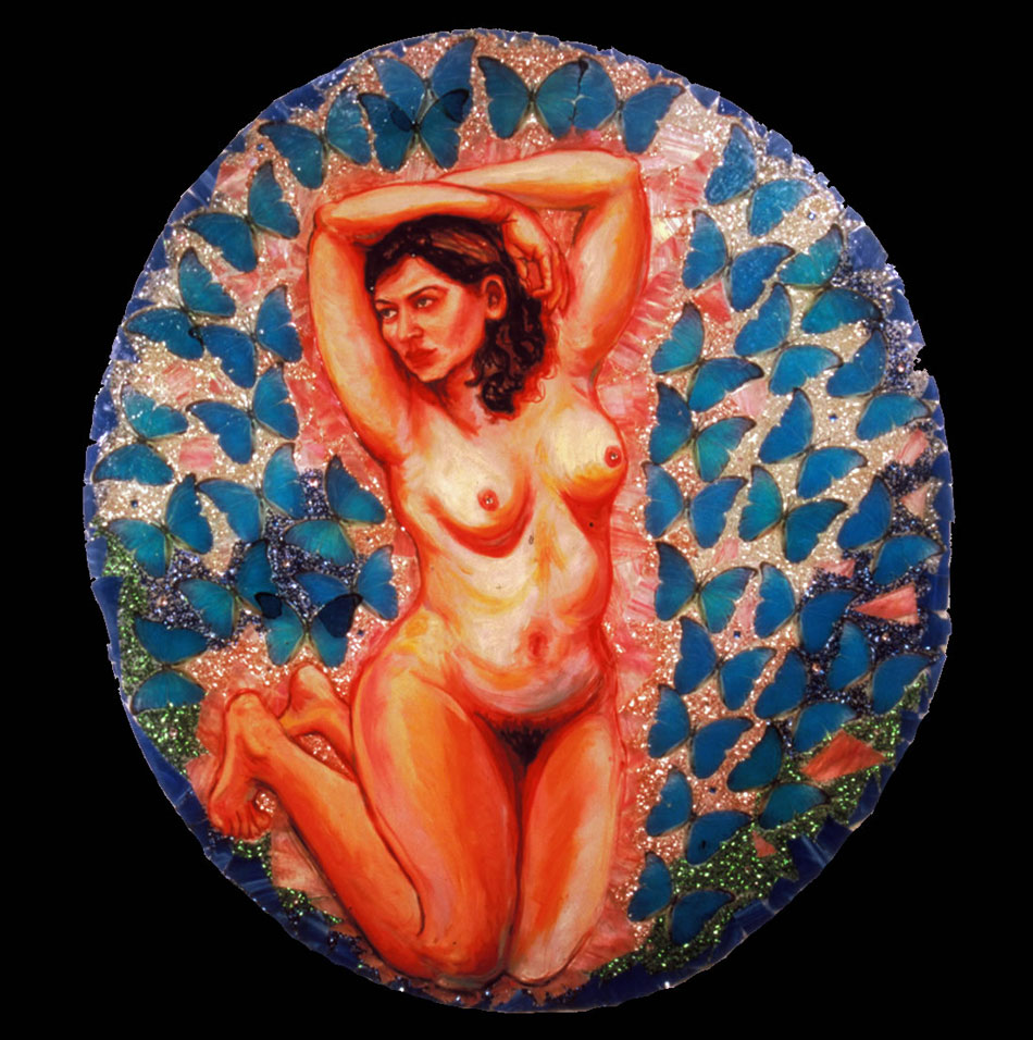 Kathryn as "Transformation" (Stained Glass Painting